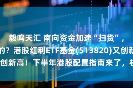 毅鸣天汇 南向资金加速“扫货”，聚焦哪些标的？港股红利ETF基金(513820)又创新高！下半年港股配置指南来了，权威观点汇总