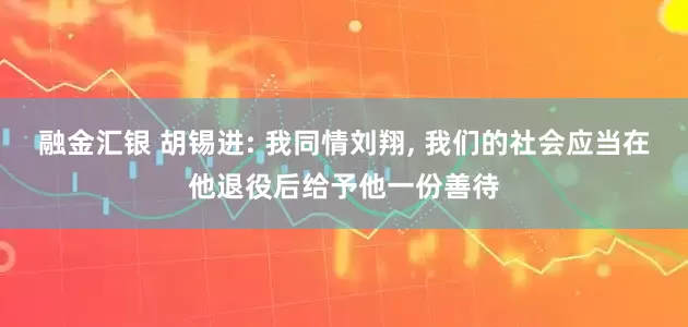 融金汇银 胡锡进: 我同情刘翔, 我们的社会应当在他退役后给予他一份善待